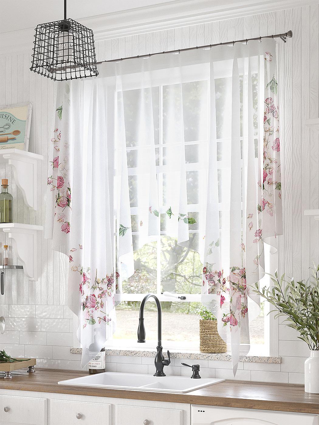 

Тюль AT HOME / шторы в комнату 200х145 см / Ленгвенс, 534048