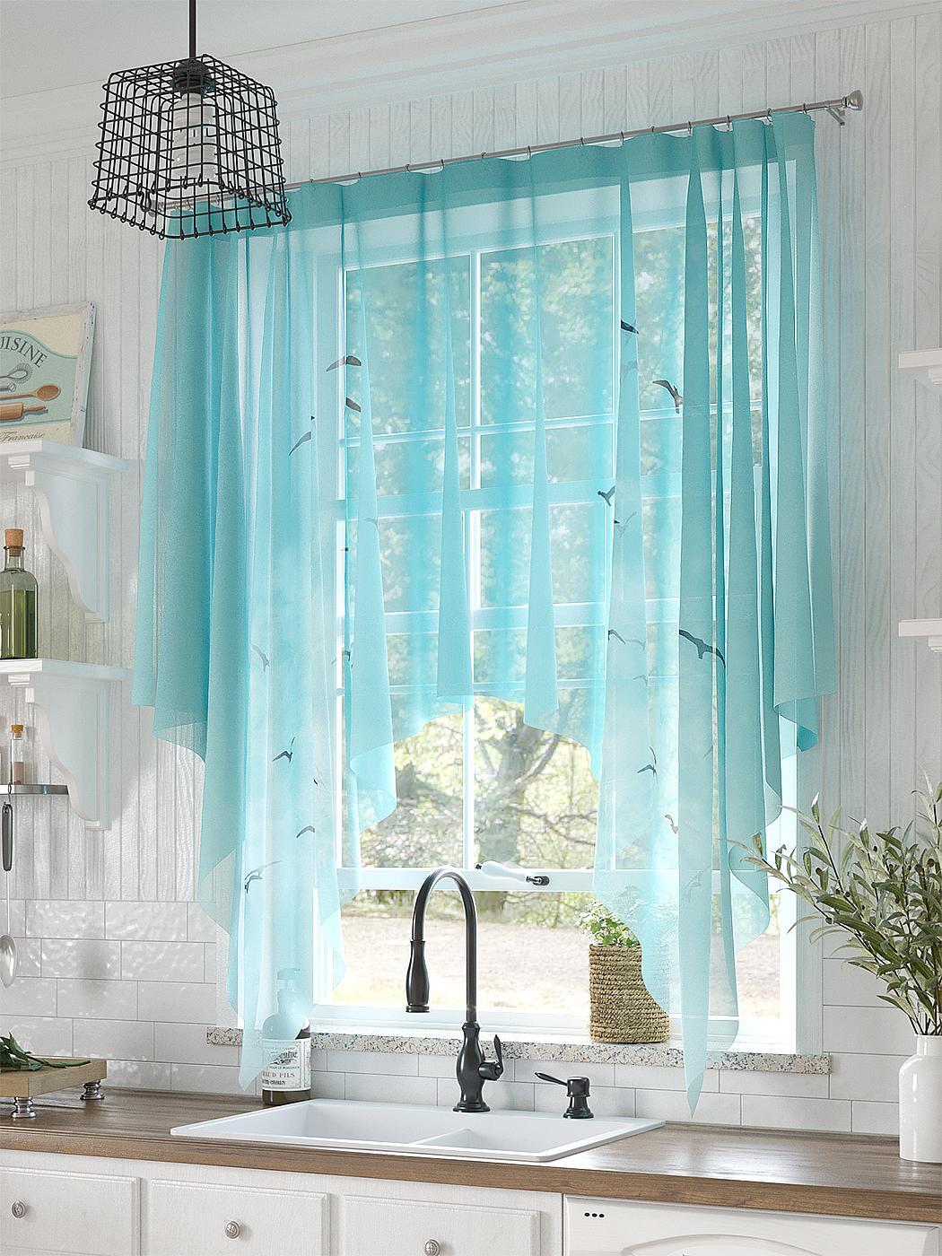 

Тюль AT HOME / шторы в комнату 200х145 см / Каменсит, 534112