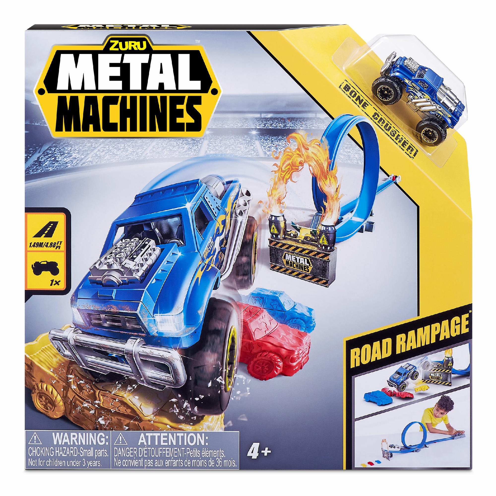 

Набор Zuru Metal Machines Трек Дорожная ярость, Синий