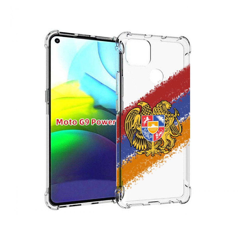 

Чехол MyPads флаг герб Армении для Motorola Moto G9 Power, Прозрачный, Tocco