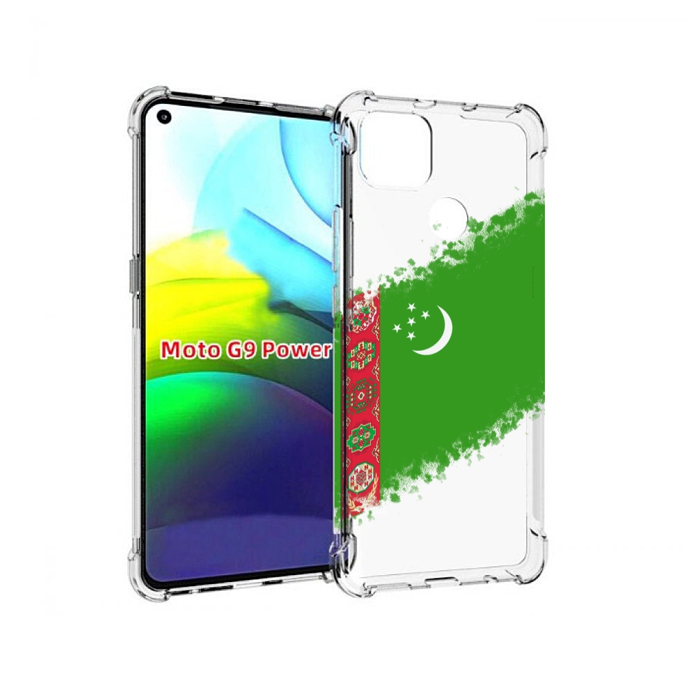 

Чехол MyPads флаг герб Туркменистан-1 для Motorola Moto G9 Power, Прозрачный, Tocco