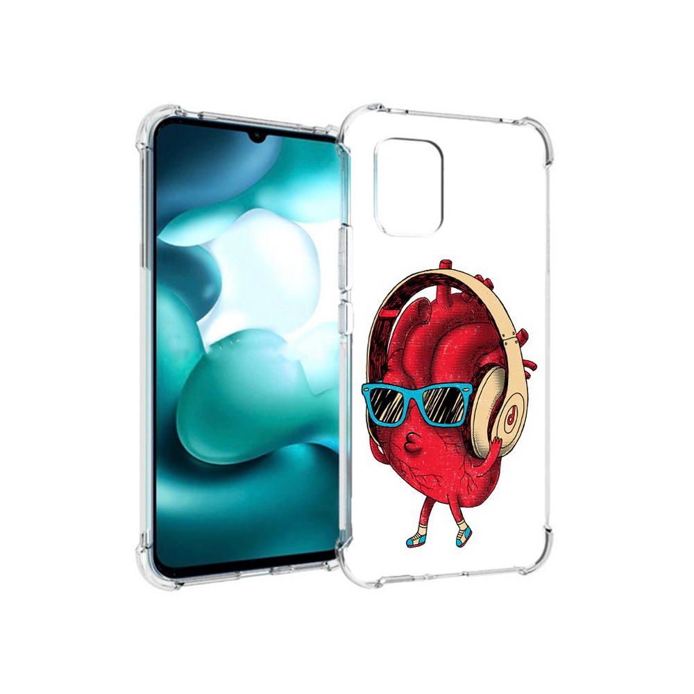 

Чехол MyPads Tocco для Xiaomi Mi 10 Lite слушай сердце (PT150213.294.609), Прозрачный, Tocco