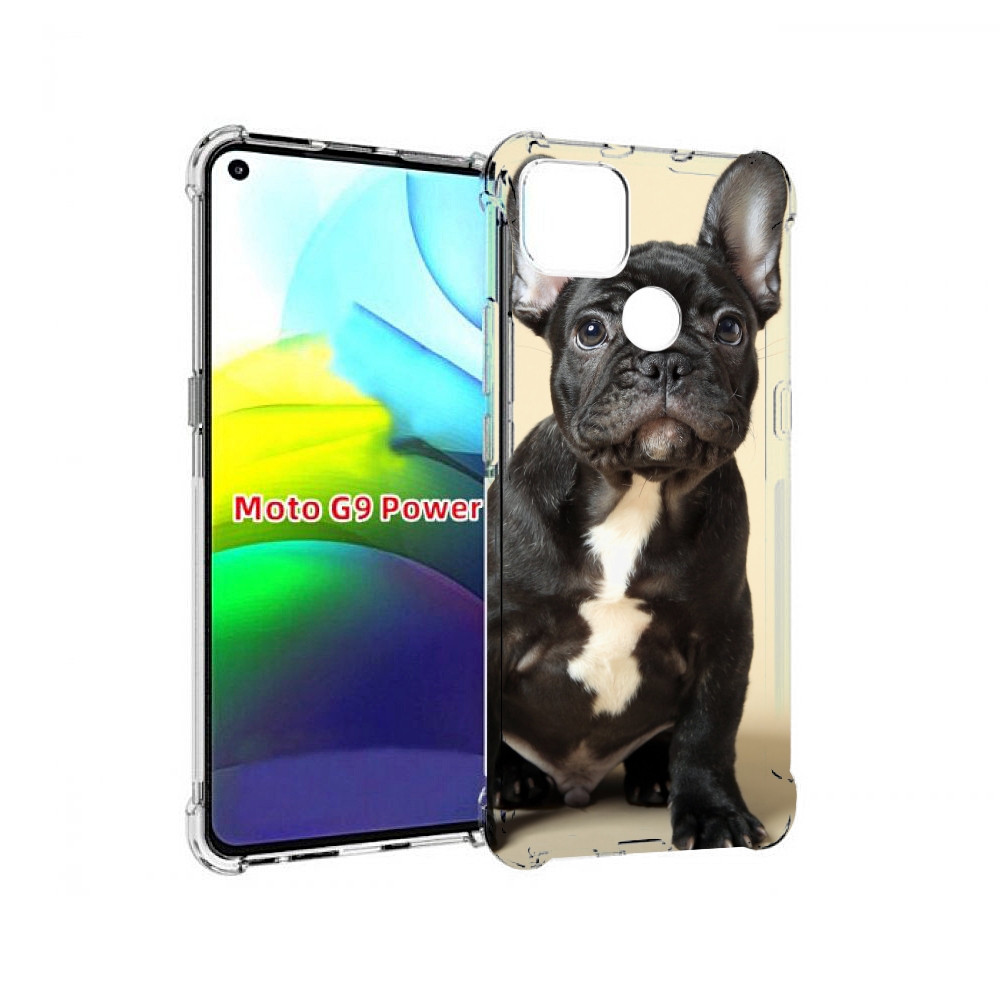 

Чехол MyPads французскии бульдог для Motorola Moto G9 Power, Прозрачный, Tocco