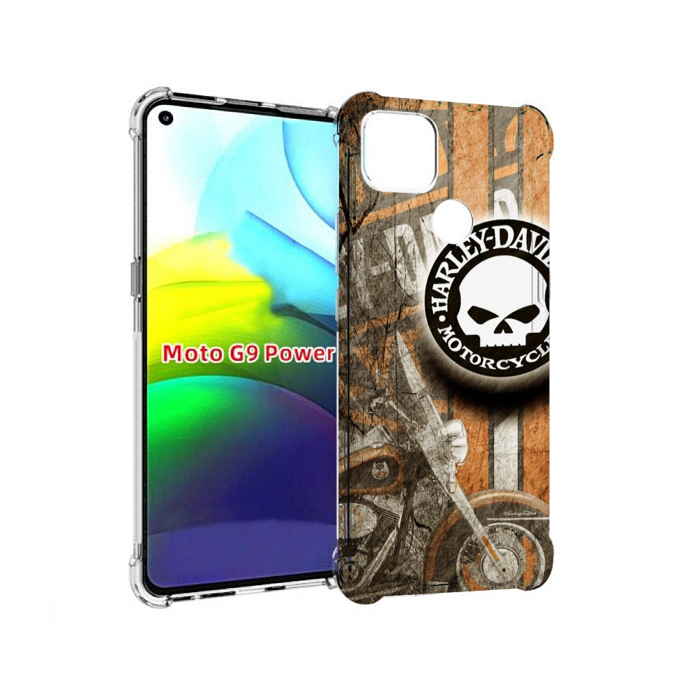 

Чехол MyPads харлеи девидсон для Motorola Moto G9 Power, Прозрачный, Tocco