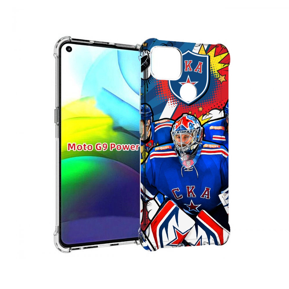 

Чехол MyPads хк ска спб мужской для Motorola Moto G9 Power, Прозрачный, Tocco