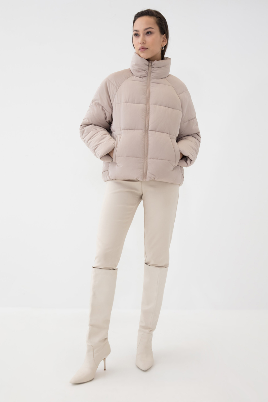 

Куртка женская ZARINA 1122416116 коричневая 46 RU, 1122416116