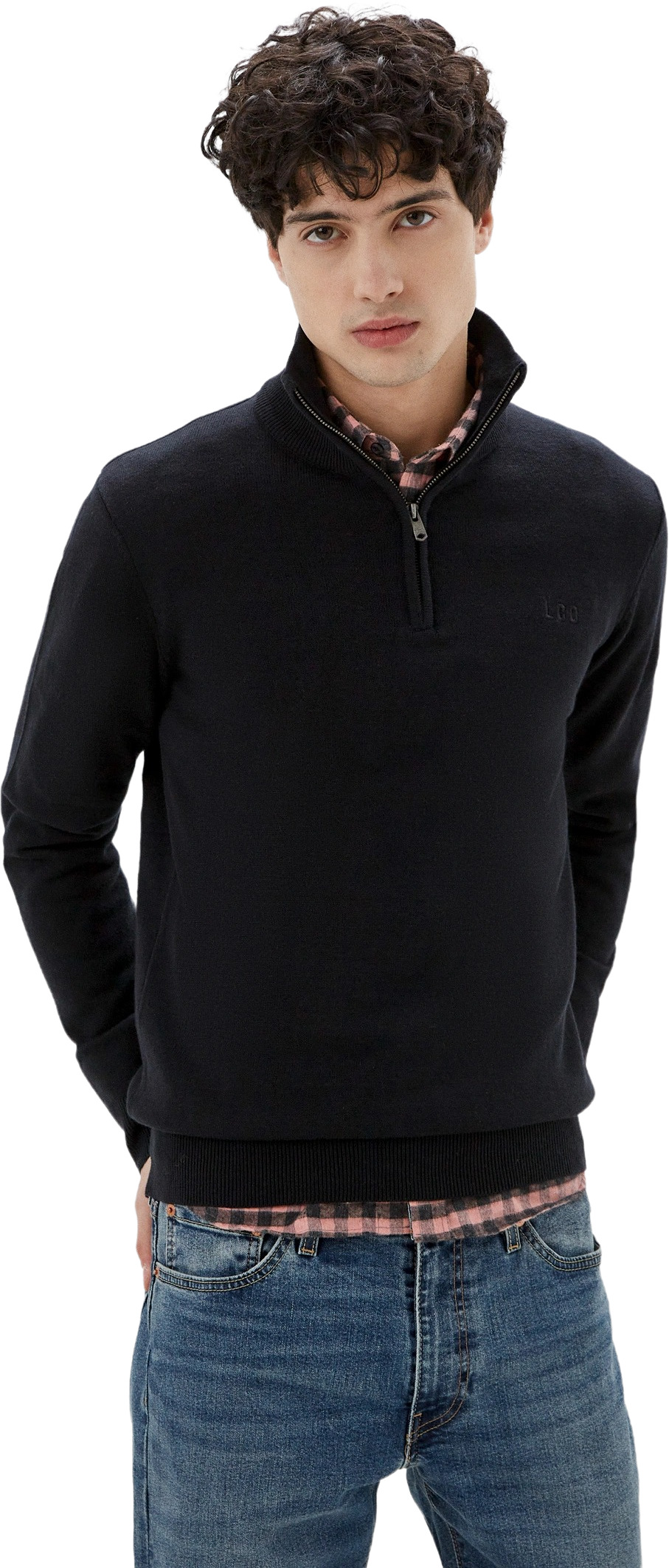 

Свитер мужской Lee Cooper MT2F120017AS2LCBLK-BLK черный L, MT2F120017AS2LCBLK-BLK
