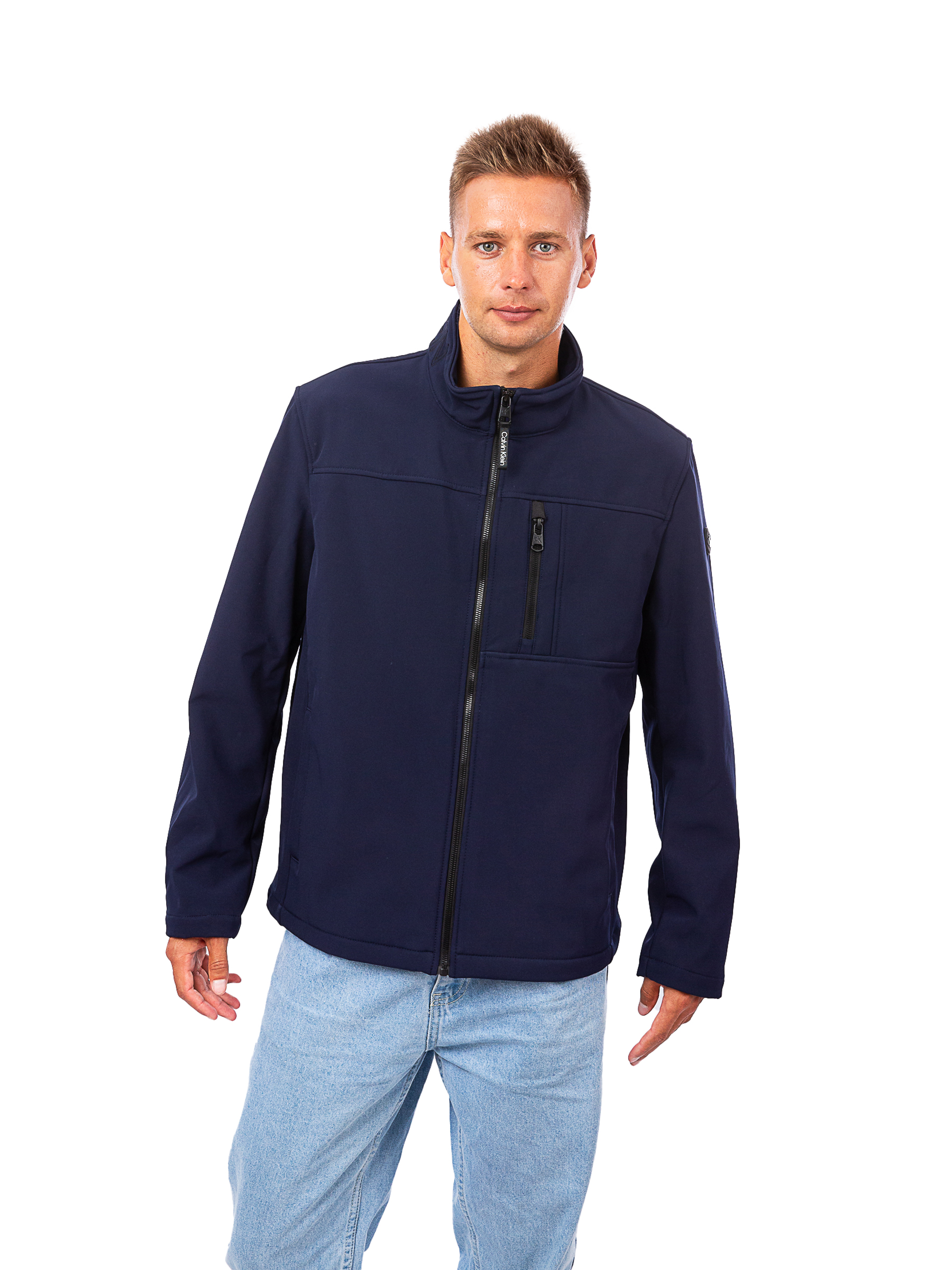 Куртка Calvin Klein для мужчин, тёмно-синяя, размер XL, CM903910