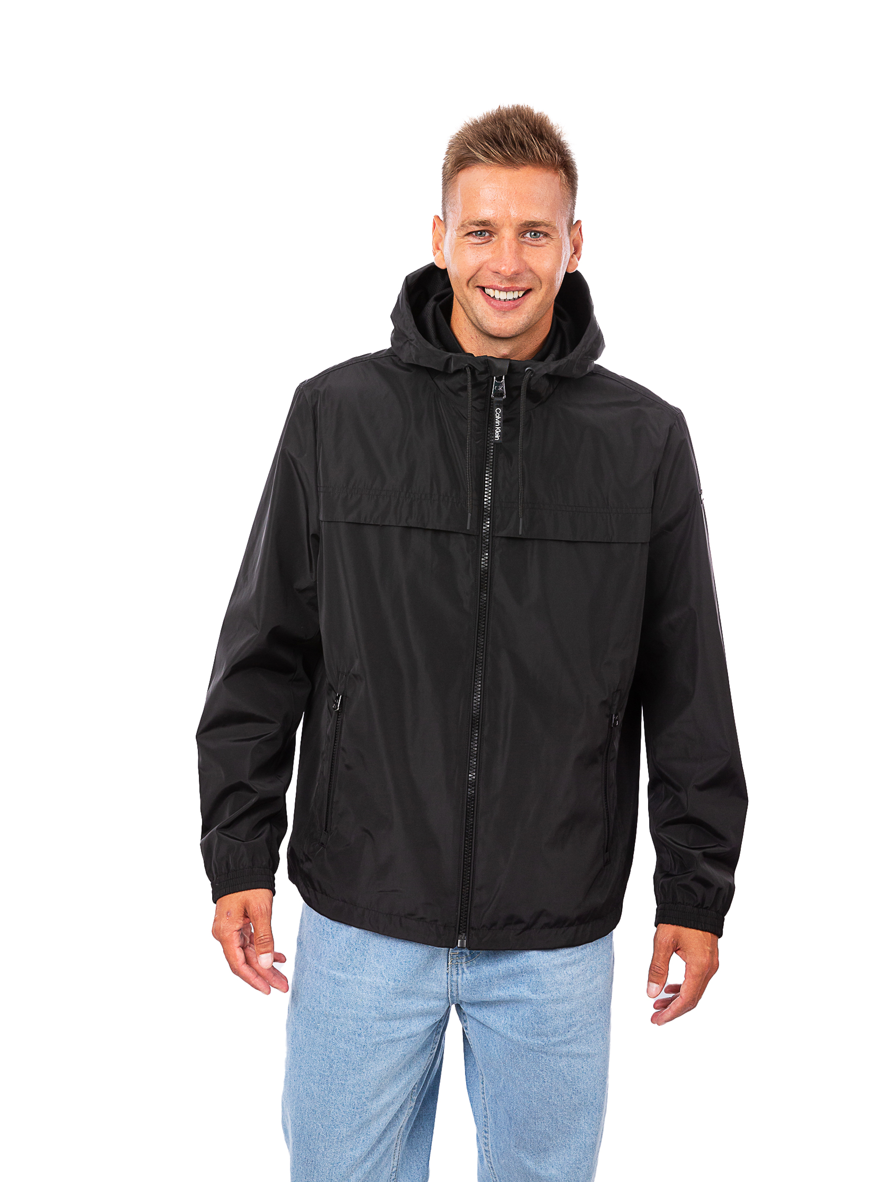 Куртка Calvin Klein для мужчин, чёрная, размер M, CM330137