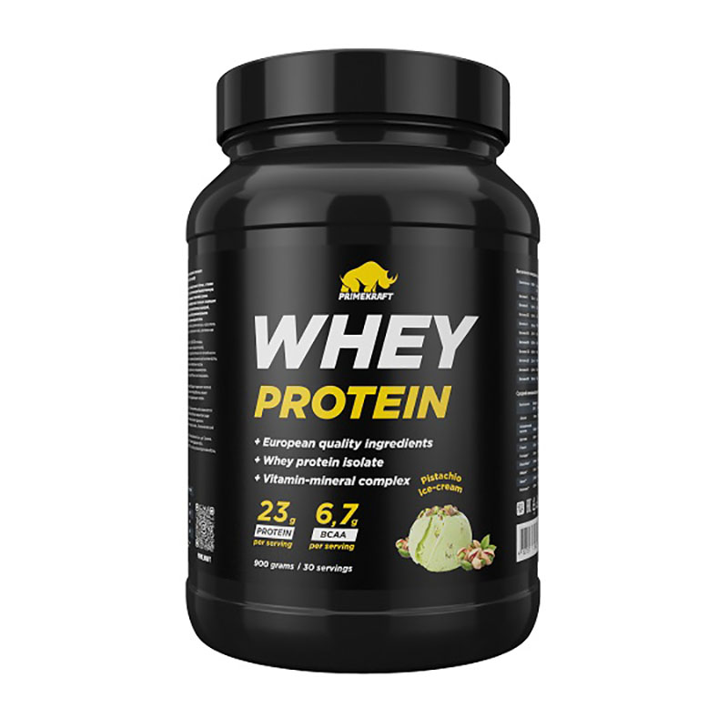 фото Протеин prime kraft whey 900г, вкус: фисташковое мороженое