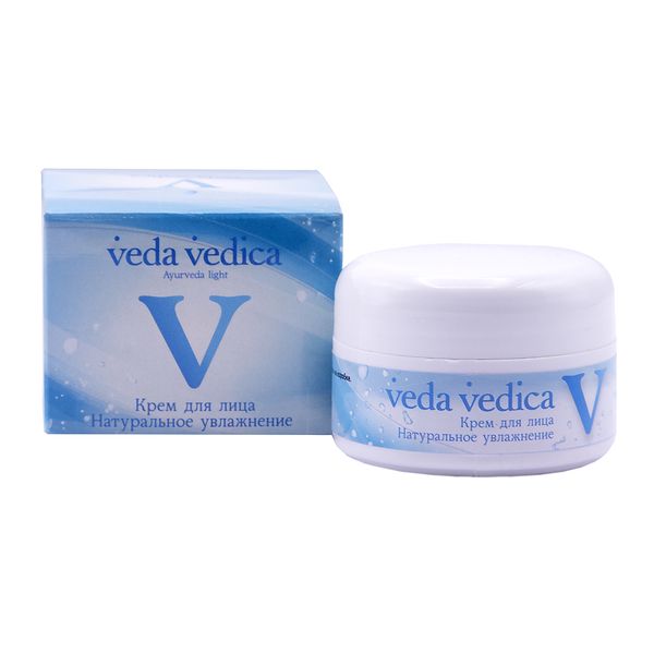 фото Крем для лица натуральное увлажнение face cream vedica 50г veda vedica