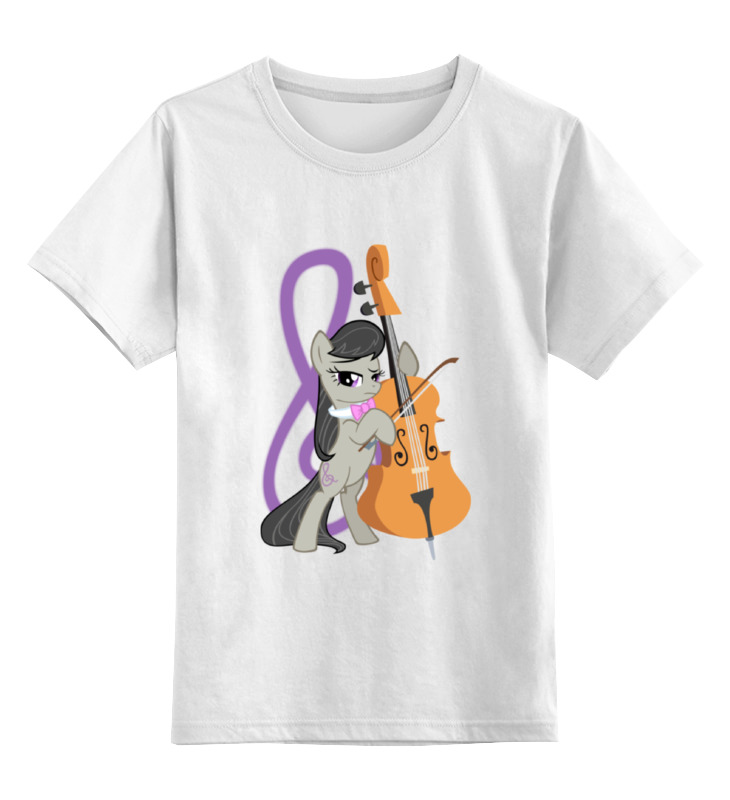 

Детская футболка классическая Printio Octavia cutiemark, р. 116, Белый, 0000000667336
