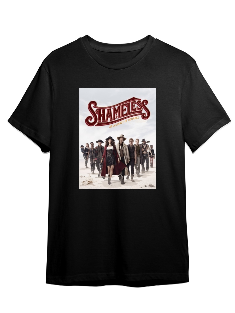 фото Футболка унисекс сувенирshop бесстыжие/shameless 5 черный l