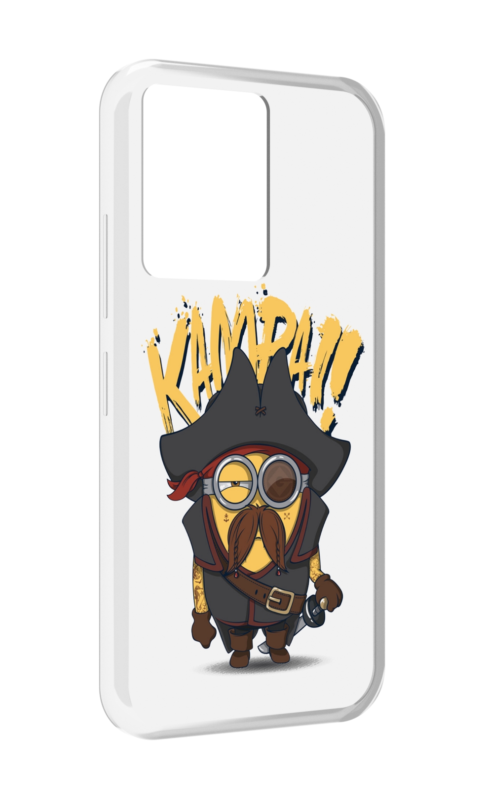 

Чехол MyPads миньон пират для Infinix Note 12 5G X671 / Note 12 Pro 5G, Прозрачный, Tocco