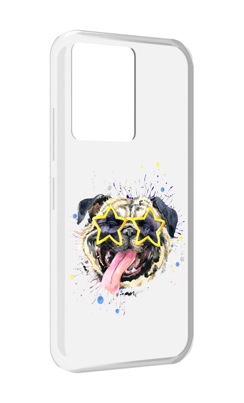 

Чехол MyPads мопс боксер для Infinix Note 12 5G X671 / Note 12 Pro 5G, Прозрачный, Tocco