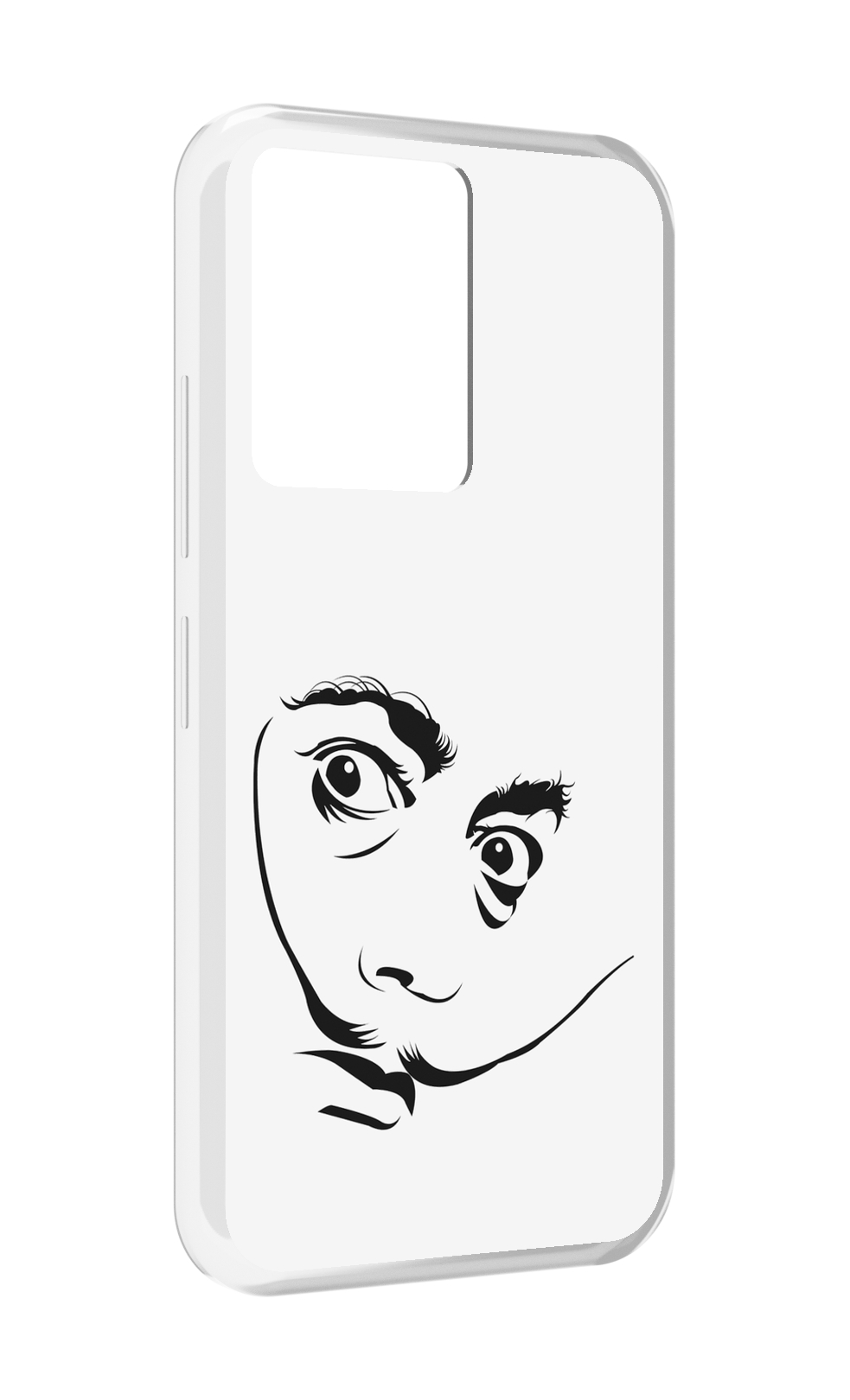 

Чехол MyPads мужчина с длинными усами для Infinix Note 12 5G X671 / Note 12 Pro 5G, Прозрачный, Tocco