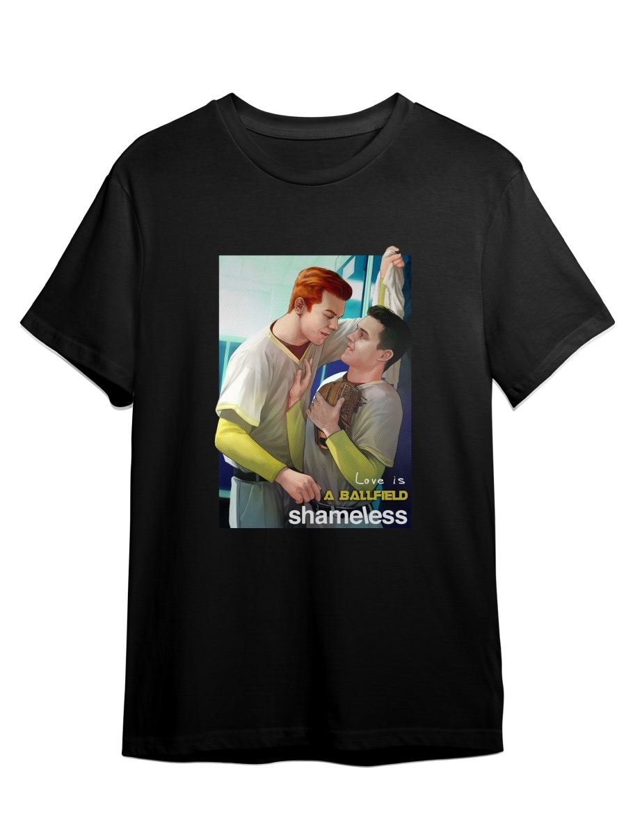 фото Футболка унисекс сувенирshop бесстыжие/shameless 7 черный l