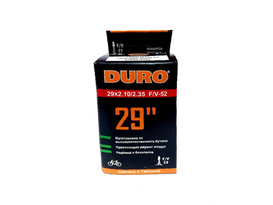 

Велокамера 29" DURO 29x2,10/2,35 F/V-52 (легкая 177гр,0,6мм)/DHB01049, DHB01049