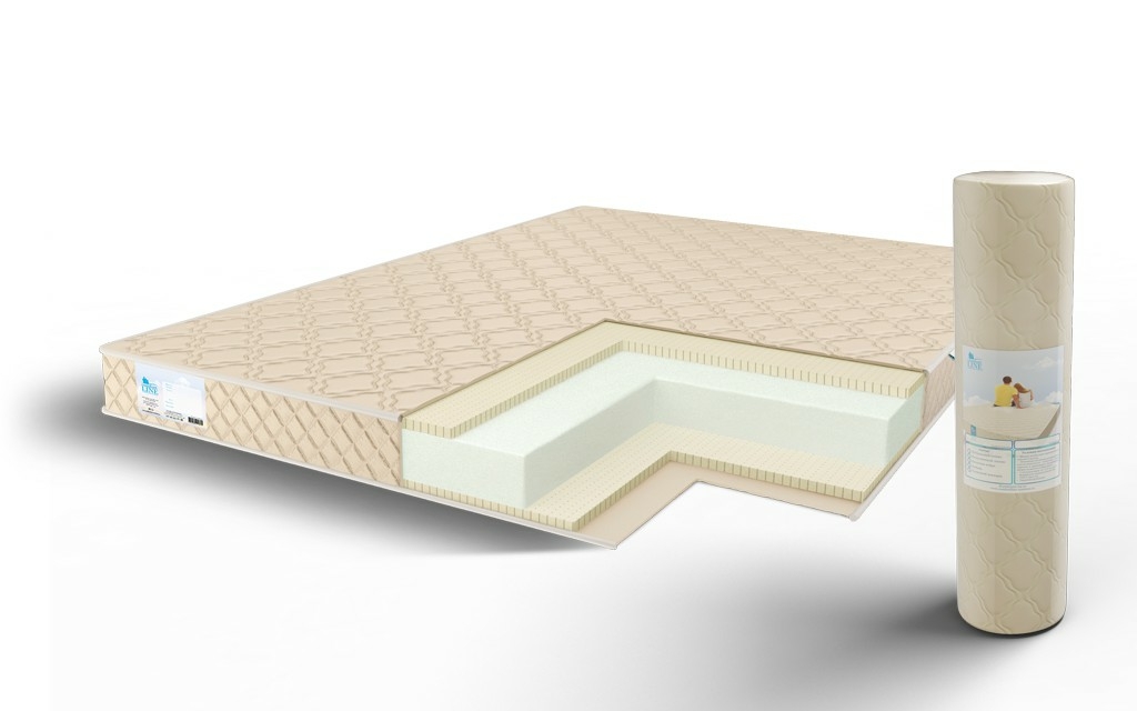 

Матрас Comfort Line Double Latex2 Eco Roll 105х200, Бежевый;белый;серый;серебристый, Double Latex2 Eco Roll