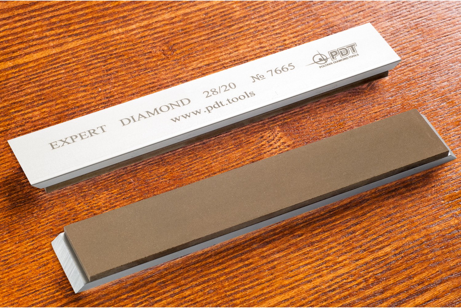 Алмазный брусок для заточки PDT EXPERT 150-25-3мм 28/20 мкм на алюминиевом бланке бруски для заточки удачная покупка