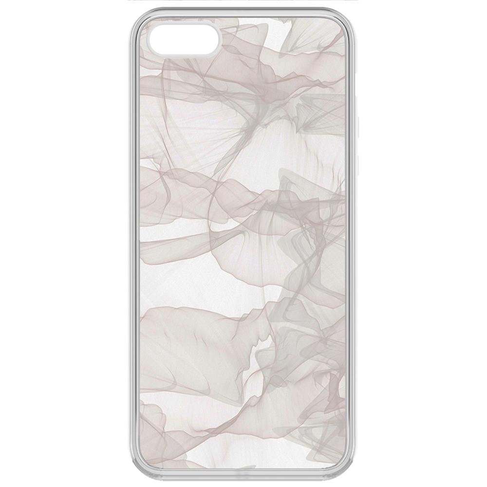 

Чехол-накладка Krutoff Clear Case Абстракт 3 для iPhone 5/5s, Прозрачный