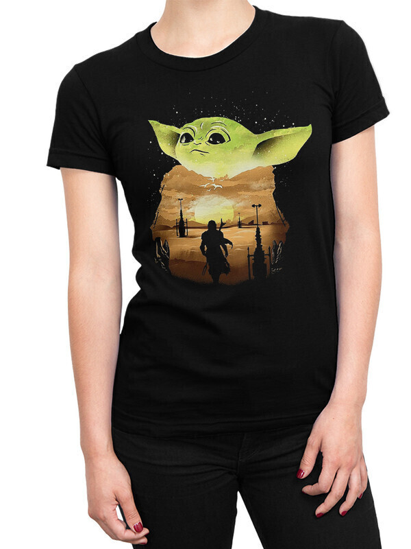 

Футболка женская Dream Shirts Йода Женская 10008611 черная M, Йода Женская 10008611