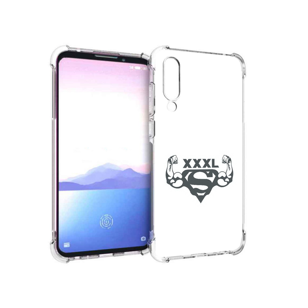

Чехол MyPads Tocco для Meizu 16XS бодибилдинг супермен (PT136345.89.237), Прозрачный, Tocco