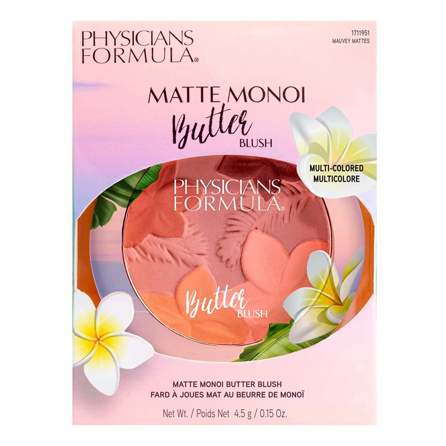 Румяна Physicians Formula Matte Monoi Butter тон лиловый матовый 5,5 г physicians formula палетка теней matte monoi butter eyeshadow