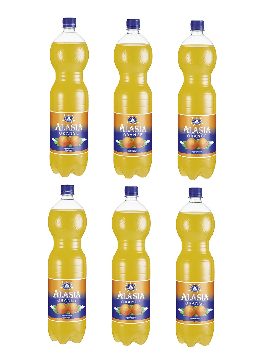 

Напиток безалкогольный Alasia Orange со вкусом апельсина 1,5 л (6 шт.)