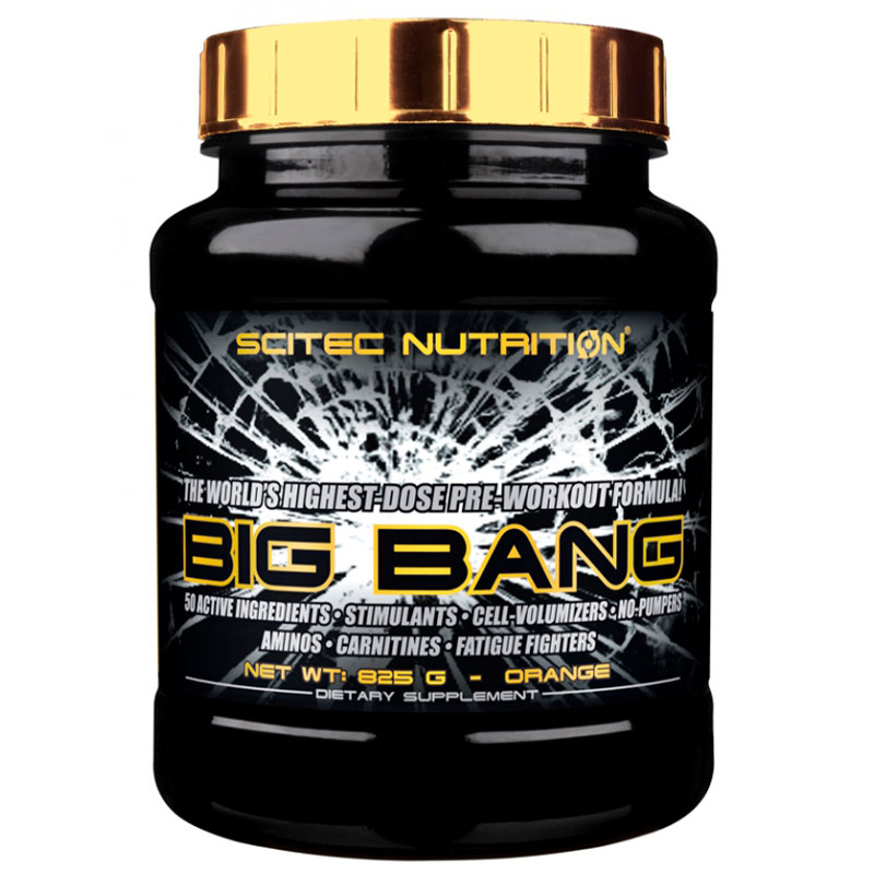 Предтренировочный комплекс Scitec Nutrition Big Bang 3.0 825 гр. Апельсин