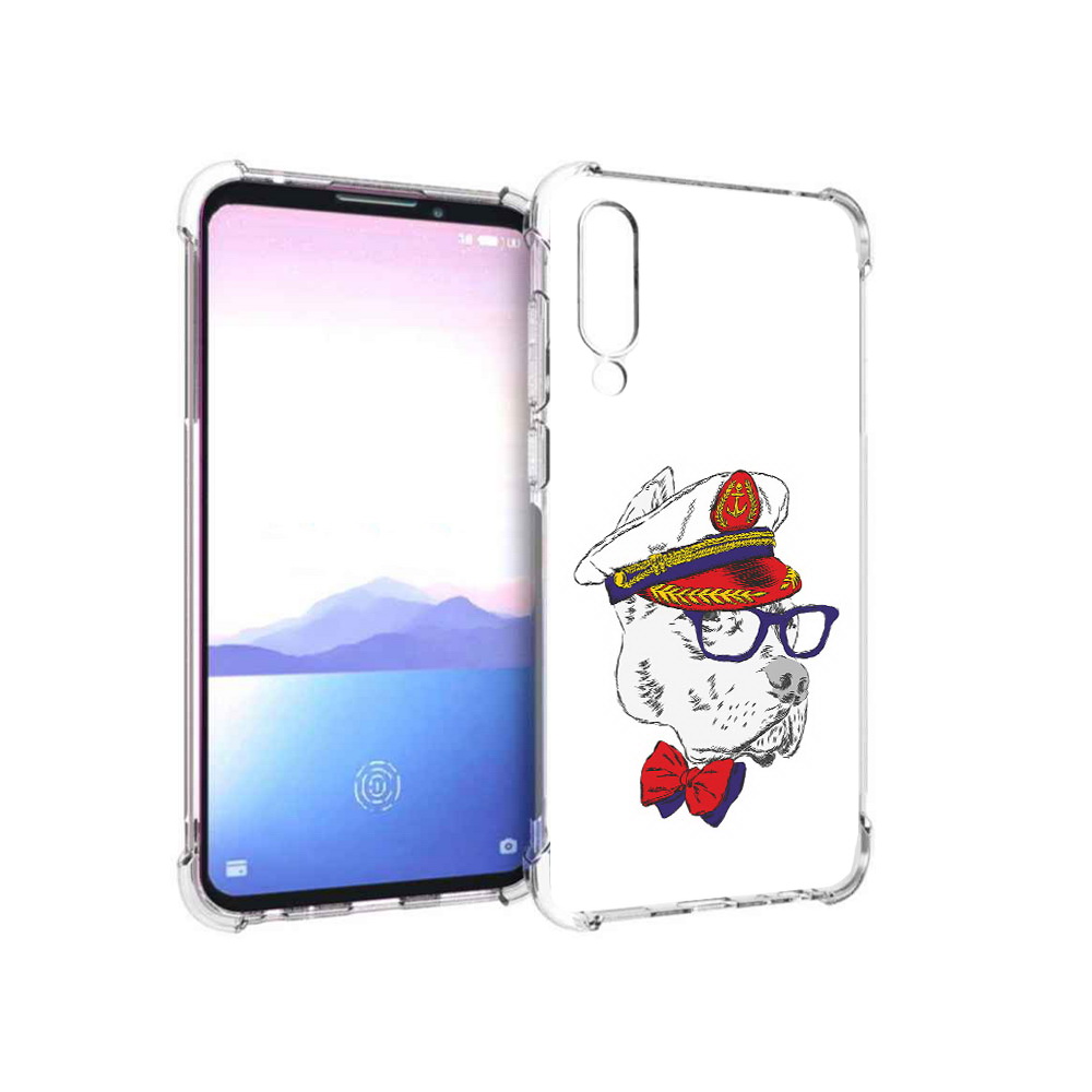 

Чехол MyPads Tocco для Meizu 16XS бульдог (PT136345.89.251), Прозрачный, Tocco