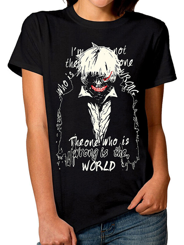 

Футболка женская Dream Shirts аниме Токийский Гуль Женская 10008641 черная S, аниме Токийский Гуль Женская 10008641