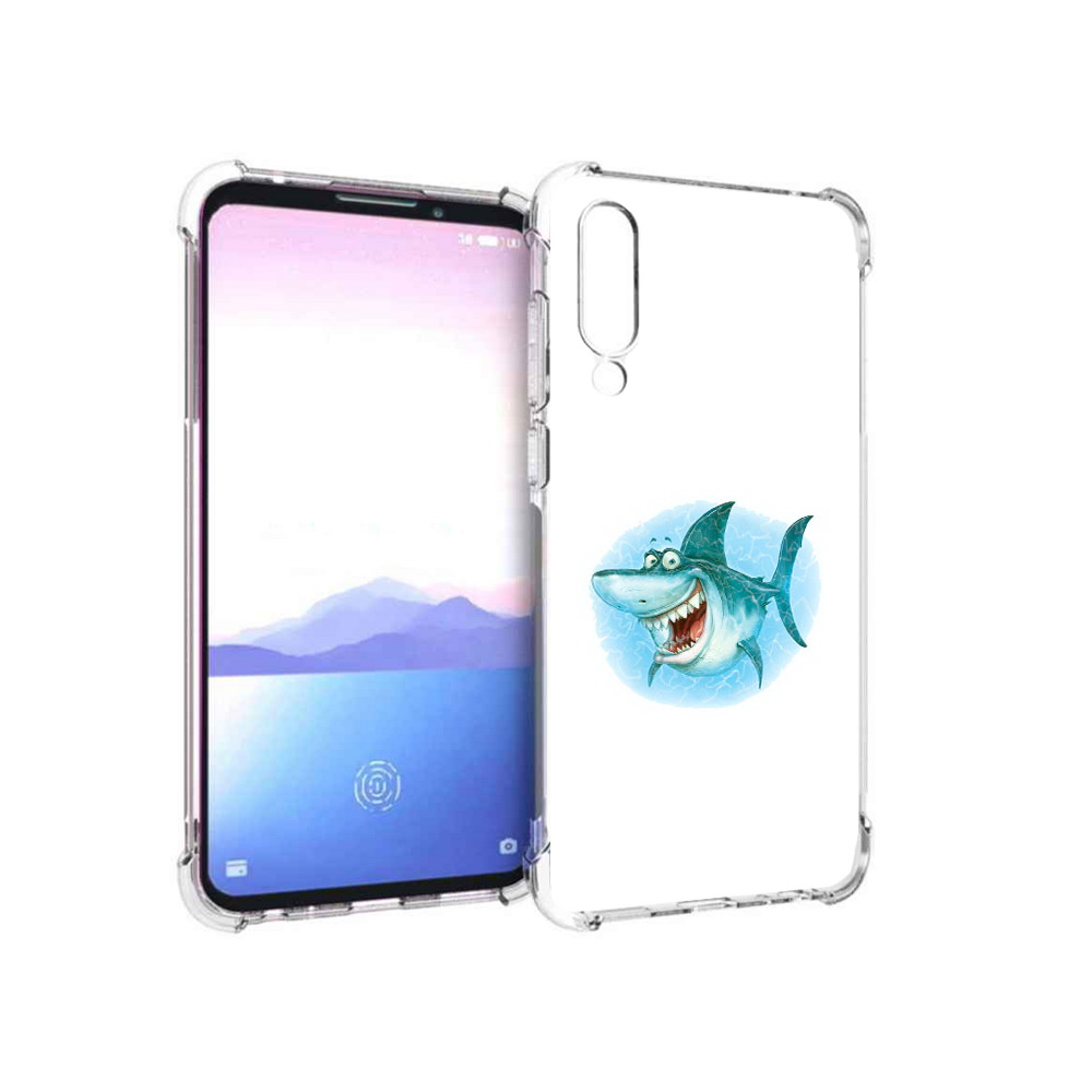 

Чехол MyPads Tocco для Meizu 16XS веселая акула (PT136345.89.261), Прозрачный, Tocco