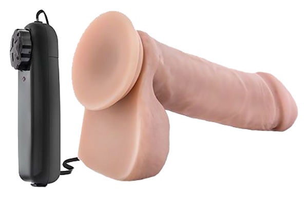 фото Телесный вибратор the goalie 8inch dildo 20,3 см blush novelties