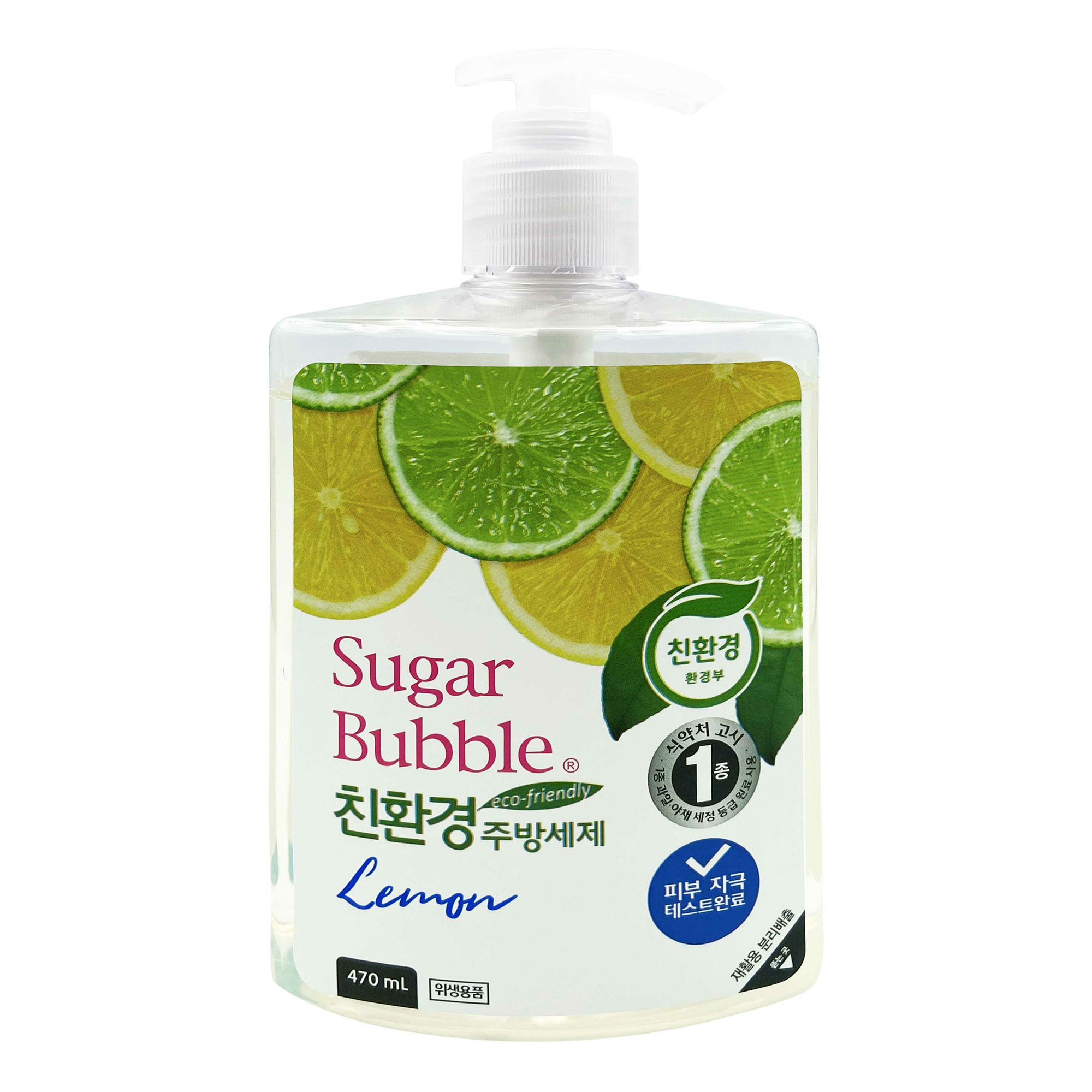 Средство Sugar Bubble для мытья посуды лимон 470 мл