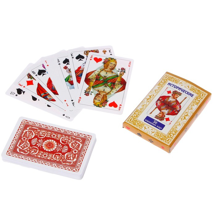 

Карты игральные Исторические, 36 карт