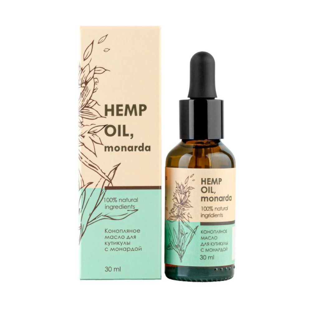 Масло для кутикулы конопляное с монардой (Hemp oil, monarda) 30 мл Алфит Плюс чн алфит 24 противопаразитарный