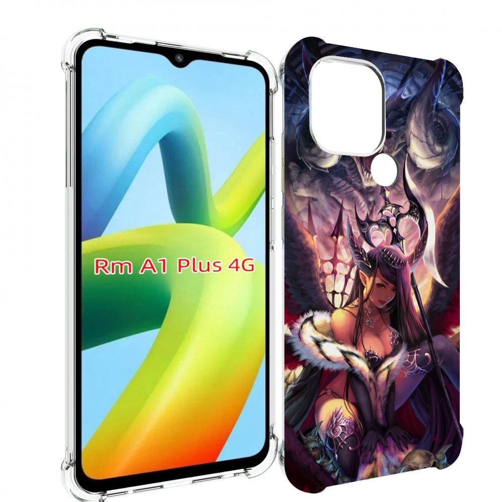 

Чехол MyPads девушка с демоном на фоне женский для Xiaomi Redmi A1 Plus +, Прозрачный, Tocco