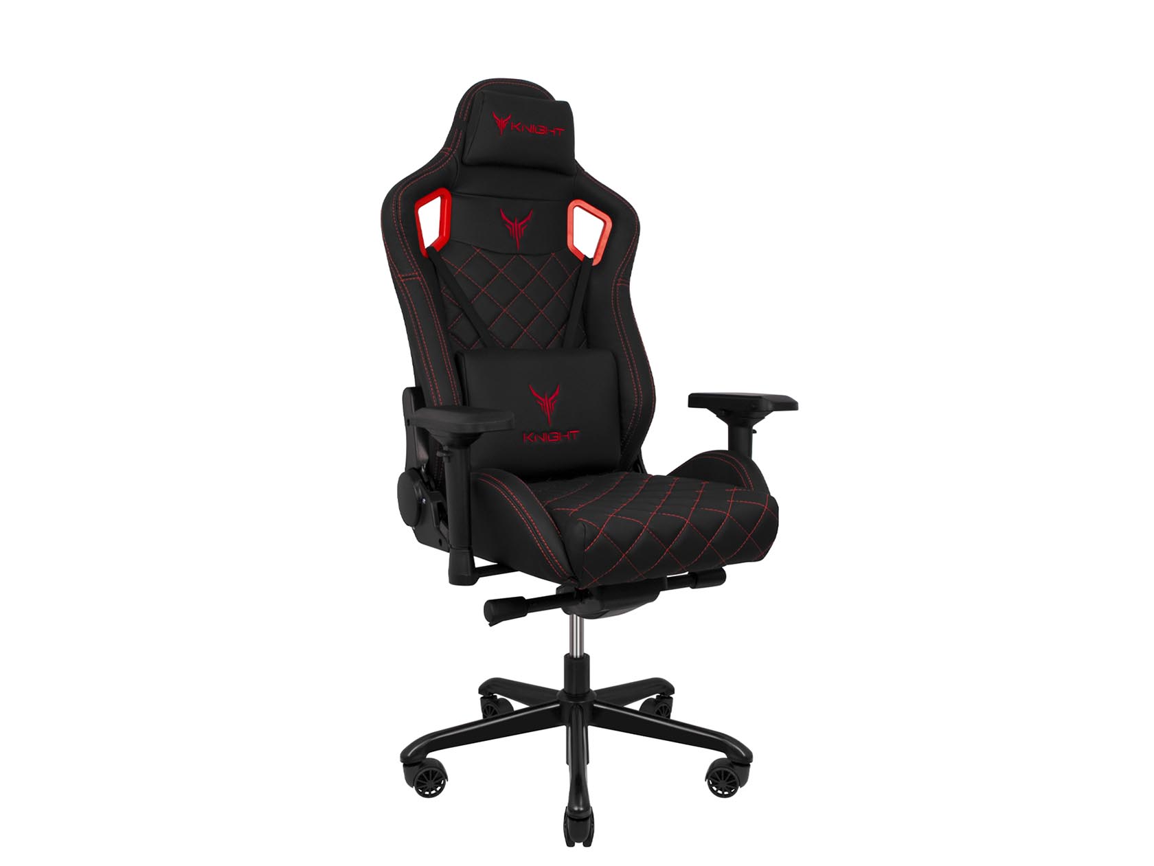 

Игровое кресло Бюрократ Knight Titan Черный / Красный, Разноцветный
