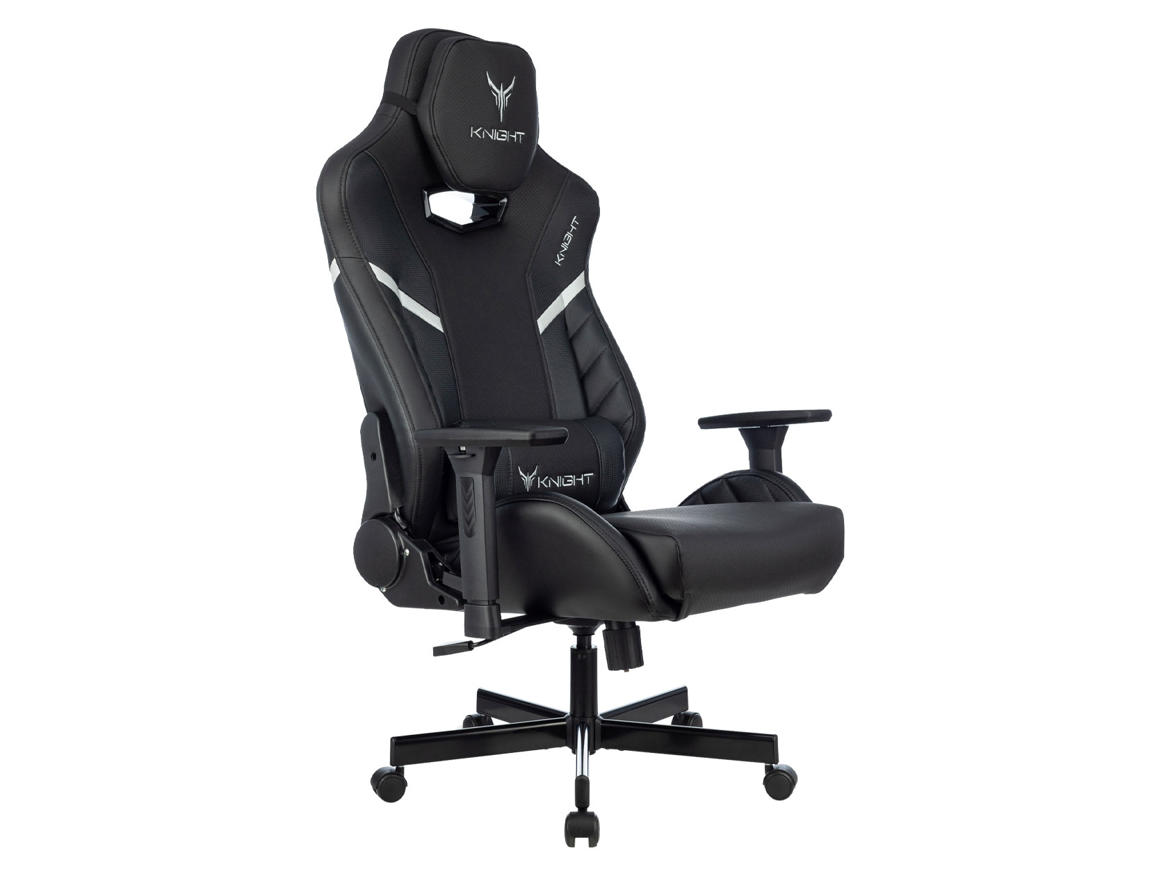 

Игровое кресло Бюрократ Knight Thunder 5X Черный, экокожа
