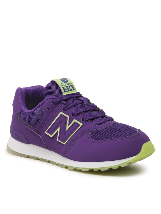 фото Кроссовки gc574ip1 new balance фиолетовый 37,5 eu