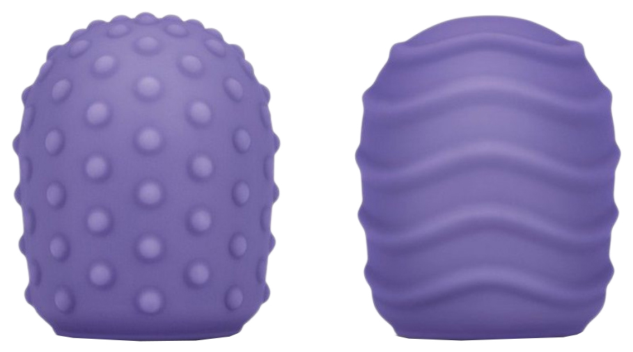 фото Набор из 2 фиолетовых текстурированных насадок для le wand petite le wand