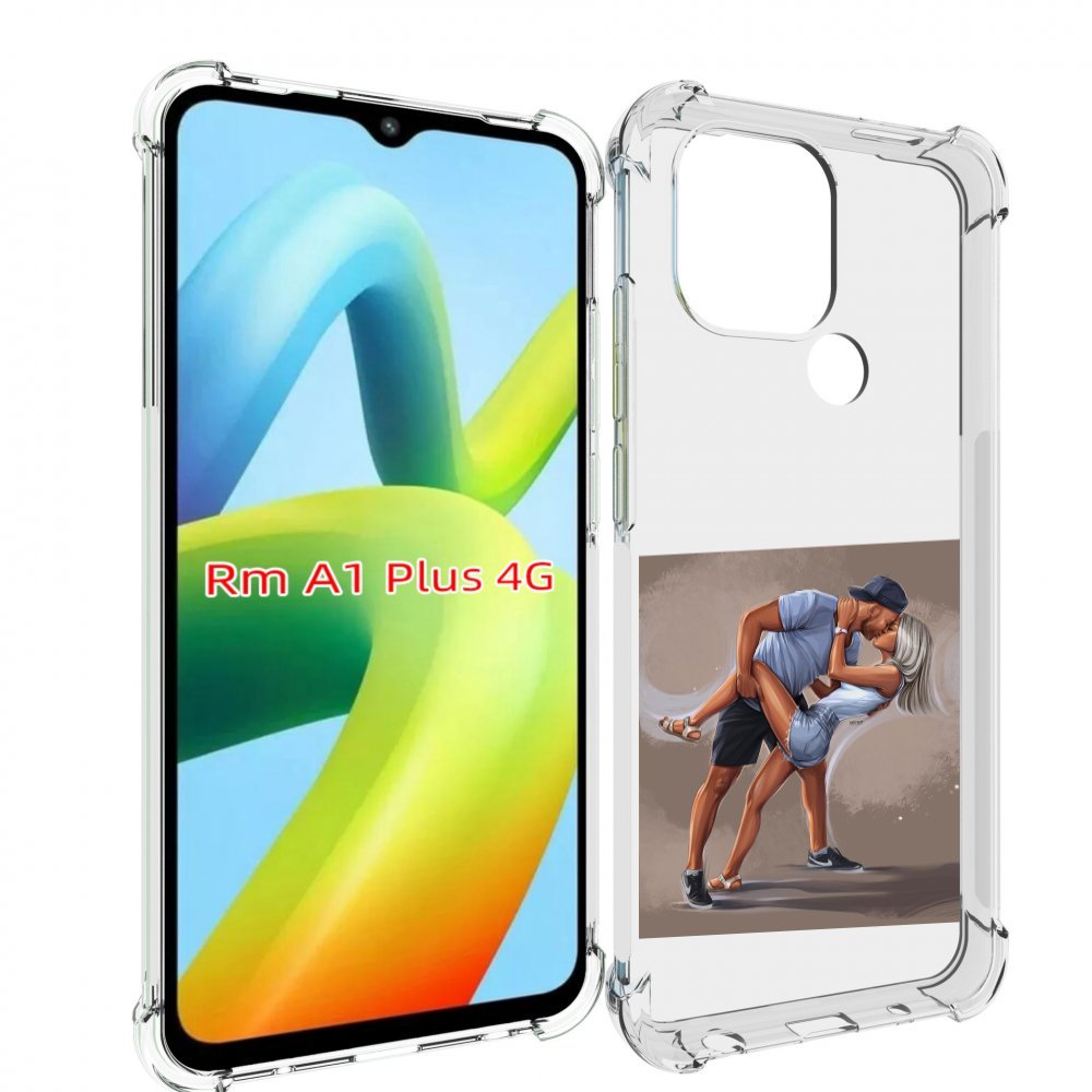 

Чехол MyPads девушка с парнем танцуют женский для Xiaomi Redmi A1 Plus +, Прозрачный, Tocco