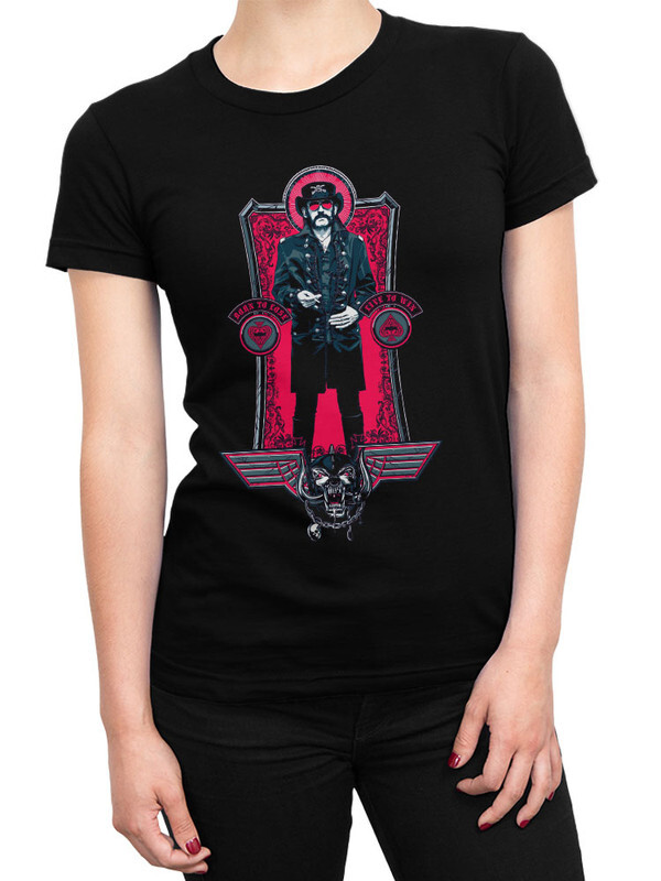 фото Футболка женская design heroes motorhead черная 2xl