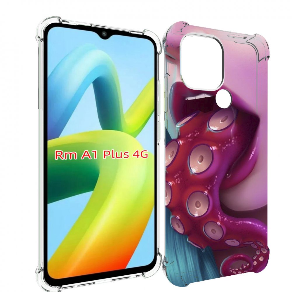 

Чехол MyPads девушка с щупальцой женский для Xiaomi Redmi A1 Plus +, Прозрачный, Tocco
