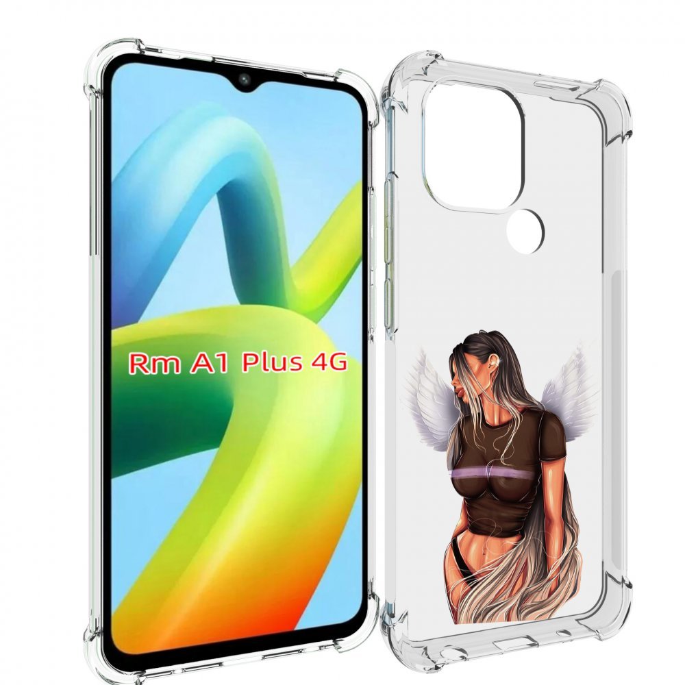 

Чехол MyPads девушка-ангел-с-крыльями женский для Xiaomi Redmi A1 Plus +, Прозрачный, Tocco