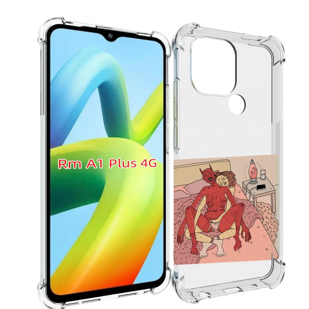 

Чехол MyPads девушка-без-кожи для Xiaomi Redmi A1 Plus +, Прозрачный, Tocco