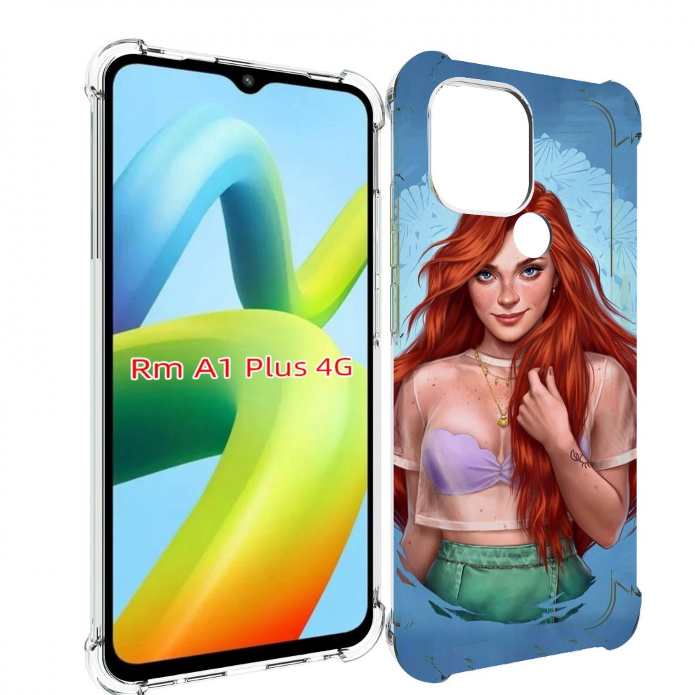 

Чехол MyPads девушка-в-голубом-фоне женский для Xiaomi Redmi A1 Plus +, Прозрачный, Tocco