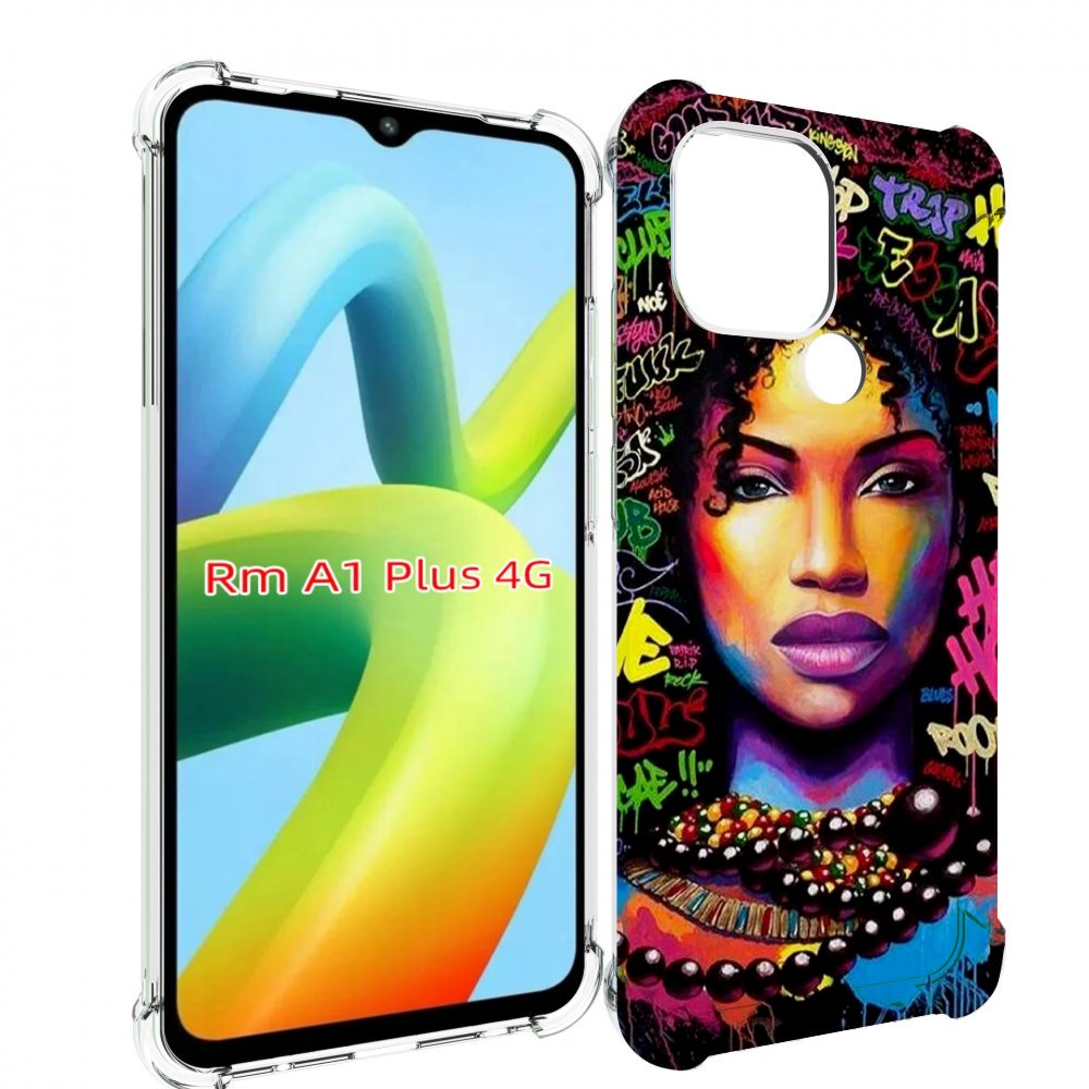 

Чехол MyPads девушка-в-граффити женский для Xiaomi Redmi A1 Plus +, Прозрачный, Tocco
