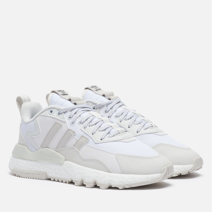 фото Кроссовки женские adidas nite jogger winterized белые 38.5 eu